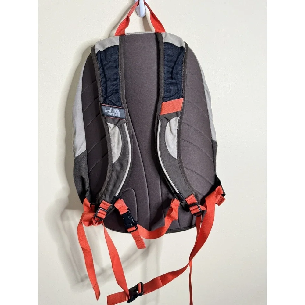 The North Face Vault Brown and Orang Vault Outdoor Hiking  Backpack